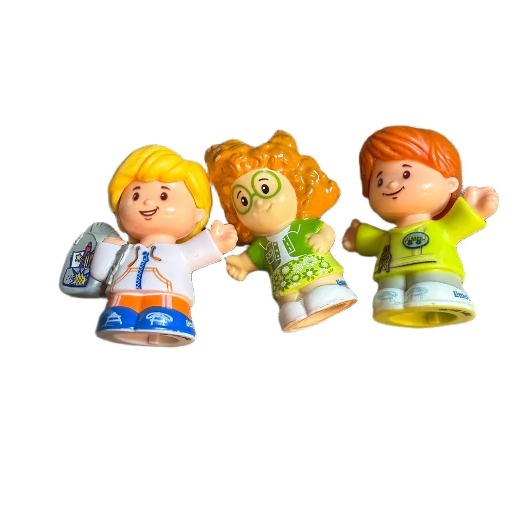 Fisher Price Little People Figures and Vehicles Set Tractor Ice Cream Pizza Car
